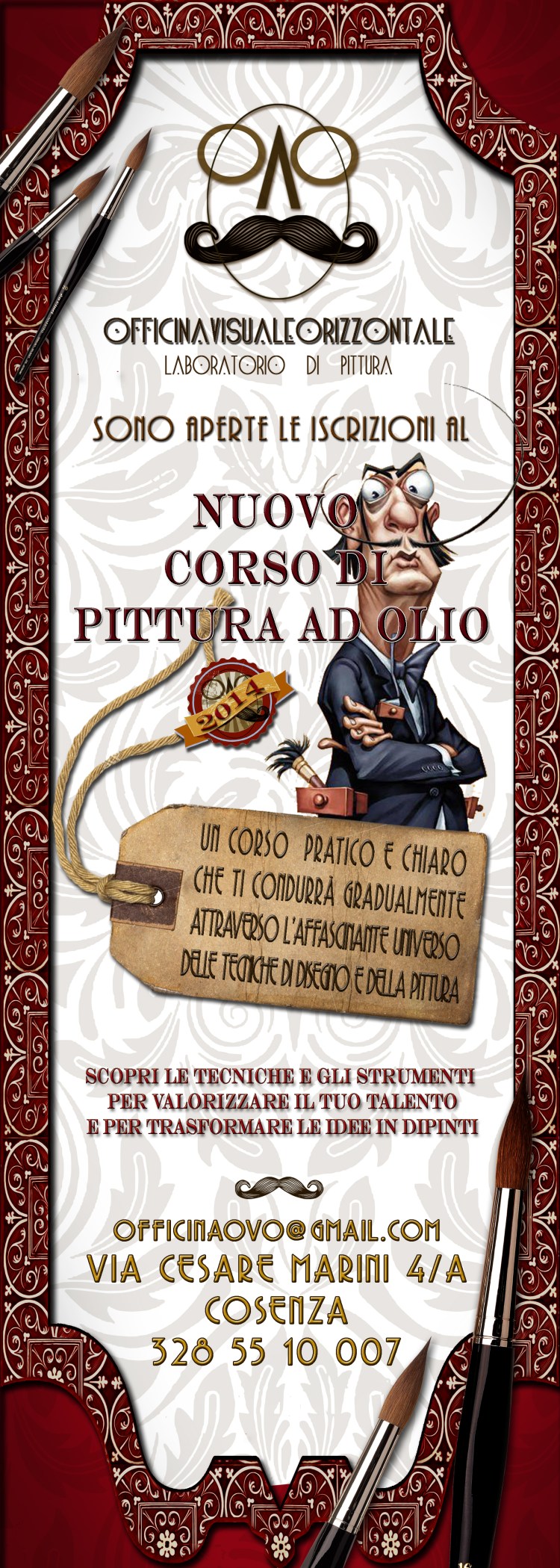 Aperte le iscrizioni al nuovo corso di Pittura ad Olio! Periodo Febbraio/Marzo 2014